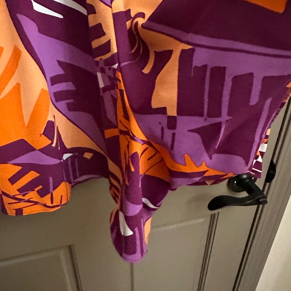 BOLD elements Purple and Orange Short Romper NWOT Plus Size - Picture 5 of 5